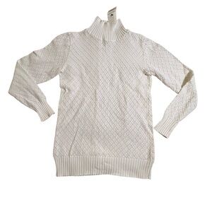 Elegant Cream Turtleneck Sweater